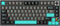 Hello Ganss HS75T - Mechanisch Toetsenbord - Gateron Yellow - Qwerty US - Zwart/Grijs