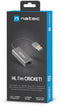 Natec Cricket - Adapter USB naar Ethernet - USB 3.0 - Zwart