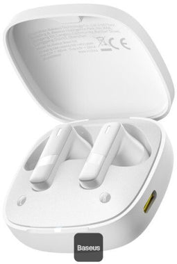 Baseus Bowie E20 - Draadloze In-ear Oordopjes - Noise-cancelling - Wit