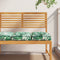 vidaXL - Ligbedkussens - voor - Zit - 2 - stuks - Met - Bladerenpatroon - 40x40x8 - cm - Oxford - Stof