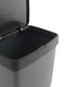 SP Berner Recyclingemmer - Vuilnisemmer voor Recycling - 3 Compartimenten - Zwart