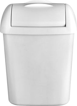 Afvalbak Euro Hygienebak 8 liter wit