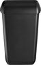 Afvalbak Euro kunststof 23 liter zwart