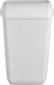 Afvalbak Quartzline open inworp 23 liter wit 441402