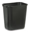 Afvalbak Rubbermaid recycling 26.6L zwart