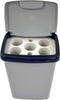 Afvalbak vepa bins bekerinzet 50 liter grijs