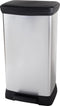 Afvalemmer, DECO DUO PEDAL BIN 23+23L, zilver