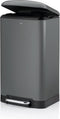 Afvalemmer, RVS, Antraciet, 30 L - Kela | Davino