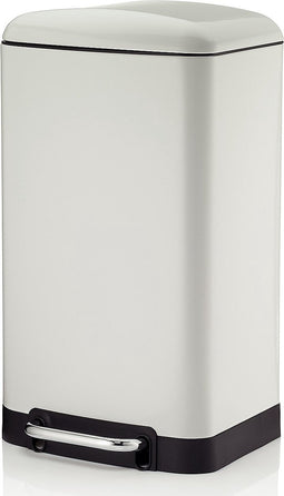 Afvalemmer RVS Wit, 30 L - Kela | Davino