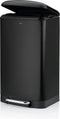 Afvalemmer, RVS, Zwart, 30 L - Kela | Davino