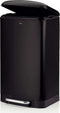Afvalemmer, RVS, Zwart, 30 L - Kela | Davino