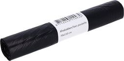 Afvalzak cleaninq 70x110cm t25 120l zwart | 15 stuks