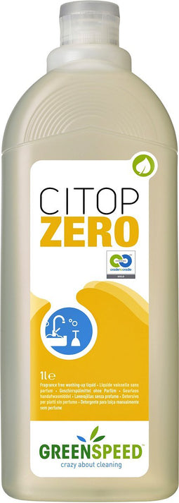 Afwasmiddel greenspeed citop zero 1 liter