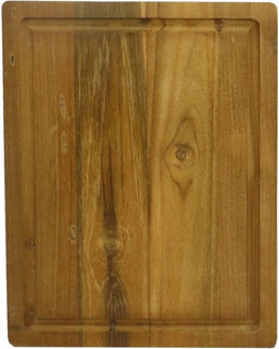 HSM Collection-Snijplank Met Groef-40x30x3-Naturel-Teak