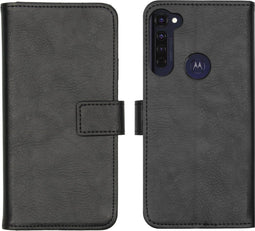 iMoshion Hoesje Geschikt voor Motorola Moto G Pro Hoesje Met Pasjeshouder - iMoshion Luxe Bookcase - Zwart