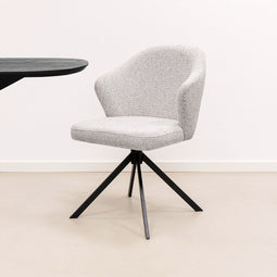 KICK LIZ - Draaistoel - Uniek design - Grijs