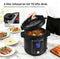 Saaf Multicooker - 5.8L - Airfryer Slowcooker Rijstkoker Stomer Snelkookpan - Zwart