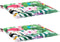 vidaXL - Tuinstoelkussens - 2 - st - 40x40x3 - cm - stof - meerkleurig