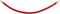 Afzetkoord Securit 150cm Rood Met Goudkleurige Knop