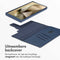 Accezz Samsung Galaxy S24 Ultra - Leather Bookcase 2-in-1 - Magnetische Ring - Nightfall Blue