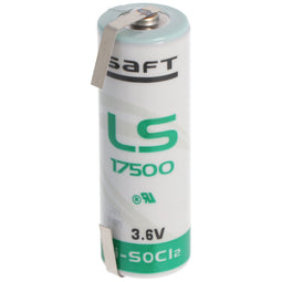 SAFT LS17500 - Lithium batterij - Maat A - Met soldeertab U-vorm