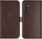 Selencia Galaxy A34 (5G) - Echt Lederen Bookcase - 3 Pashouders - Bruin