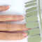 LAUED Nagelstickers - Nail Wraps - 16 Extreem Dunne Nagellak Stickers - Manicure Nail Art Folie - Lady In Green