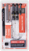 Aristo tekenpen - PRO Studio - set 8-delig - lijnbreedte 0.10/0.30/0.50mm - fles 23ml inkt - tekenpotlood - potloodstiftjes - gum - penadapter - AR-64156