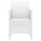 vidaXL - Tuinmeubelen - 4 - st - Wit - Poly - Rattan