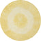 Lorena Canals Wasbaar katoen vloerkleed - Tie-Dye Yellow - Ø150cm