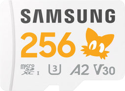Samsung Sonic the Hedgehog PRO Plus - microSDXC 256GB - 180MB/s leessnelheid - A2-classificatie