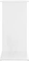 vidaXL - Aquariumstandaard - 81x36x73 - cm - bewerkt - hout - hoogglans - wit