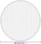 vidaXL - Vloerkleed - rond - 80 - cm - bamboe - naturel