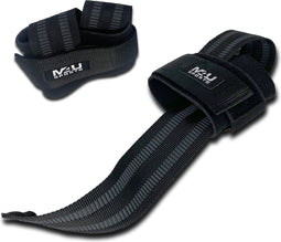 M4U Sports - Lifting straps - Anti-slip strap en neopreen padding - Zwart (2 stuks)