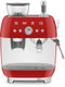 Smeg EGF03RDEU - Espressomachine met bonenmaler - 19 bar druk - Rood