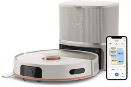 Philips HomeRun 5000-serie XU5100/20 - Zuig- en Dweilrobot - 10.000 Pa zuigkracht - Automatisch leegstation (3 liter)