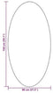 vidaXL - Vloerkleed - 'HUARTE'Anthraciet - 80x150 - cm - Ovaal