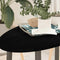 vidaXL - Tafelblad - 100x50x2 - cm - ovaal - massief - eikenhout - donkerbruin