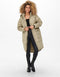 ONLY ONLGABI - OVERSIZED LONG COAT CS OTW - Lange jas met capuchon en klepzakken - Maat XL