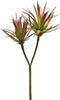 Agave plant pick x2 red 64cmNova Nature