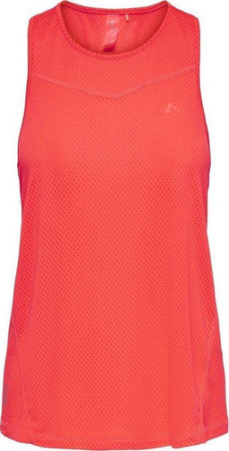 Only Play Sul - Fitness Top - B-DRY materiaal - Neon Coraalrood - Maat S