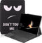 iMoshion Tablet Hoes Geschikt voor Microsoft Surface Go 4 / Go 3 / Go 2 - iMoshion Design Trifold Bookcase - Zwart / Meerkleurig /Don't touch