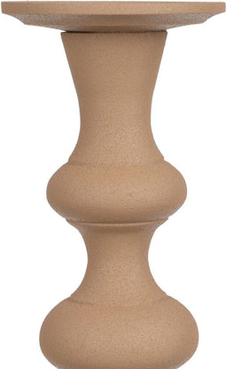 Kaarshouder 13 x 13 x 39,5 cm Beige Aluminium
