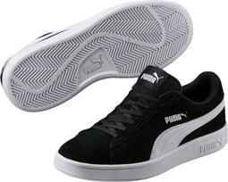 PUMA Smash v2 SD Jr - Kinderen Sneakers - Maat 37.5 - Puma Black-Puma White