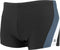 Schiesser Nautical Active - Heren Zwembroek - Gerecycled tricot met zijstrepen - Zwart