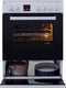 Etna FGV561WIT - Gas/Electro Fornuis - 4 Kookzones 65L Oven - Wit