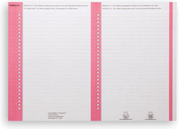 Ruiterstrook Elba Nr 8 138x6mm lateraal roze