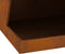 vidaXL - Vuurkorf - met - Houtopslag - 50x50x100 - cm - Weerbestendig - Staal