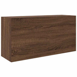 vidaXL - Badkamerwandkast - 80x25x40 - cm - bewerkt - hout - bruin - eikenkleur