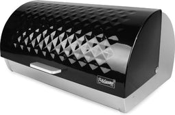 Maestro - Broodtrommel | Broodtrommel Schuifdeksel | Elegant Ontwerp Roestvrij Staal